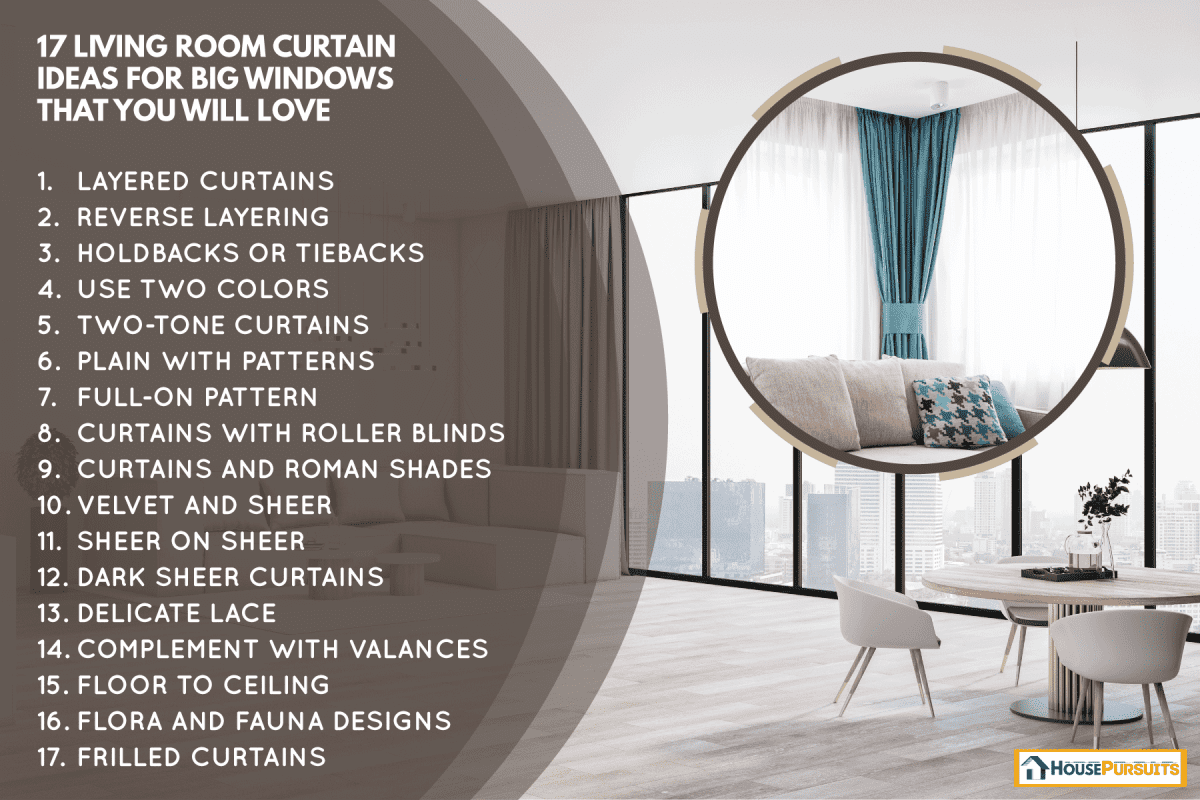 photo of a minimalist modern idea living room house design wide window big, 17 Living Room Curtain Ideas For Big Windows That You Will Love