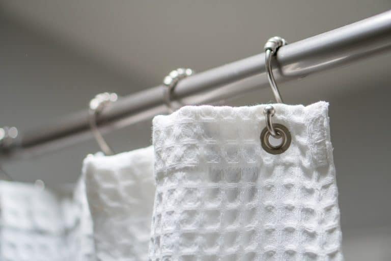 Decorative luxurious shower curtain on hooks., Do Curtains Come With Hooks?