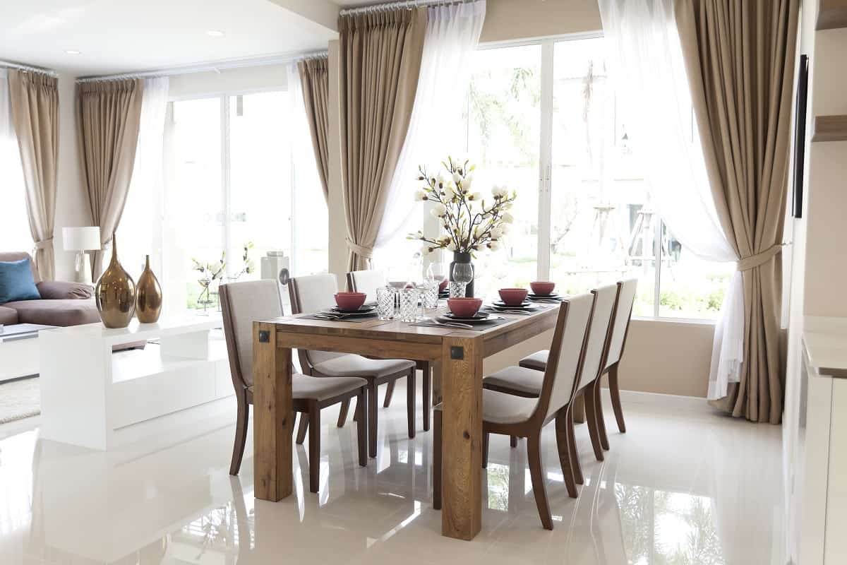 Do All The Curtains In A Room Have To Match? - Modern dining room,