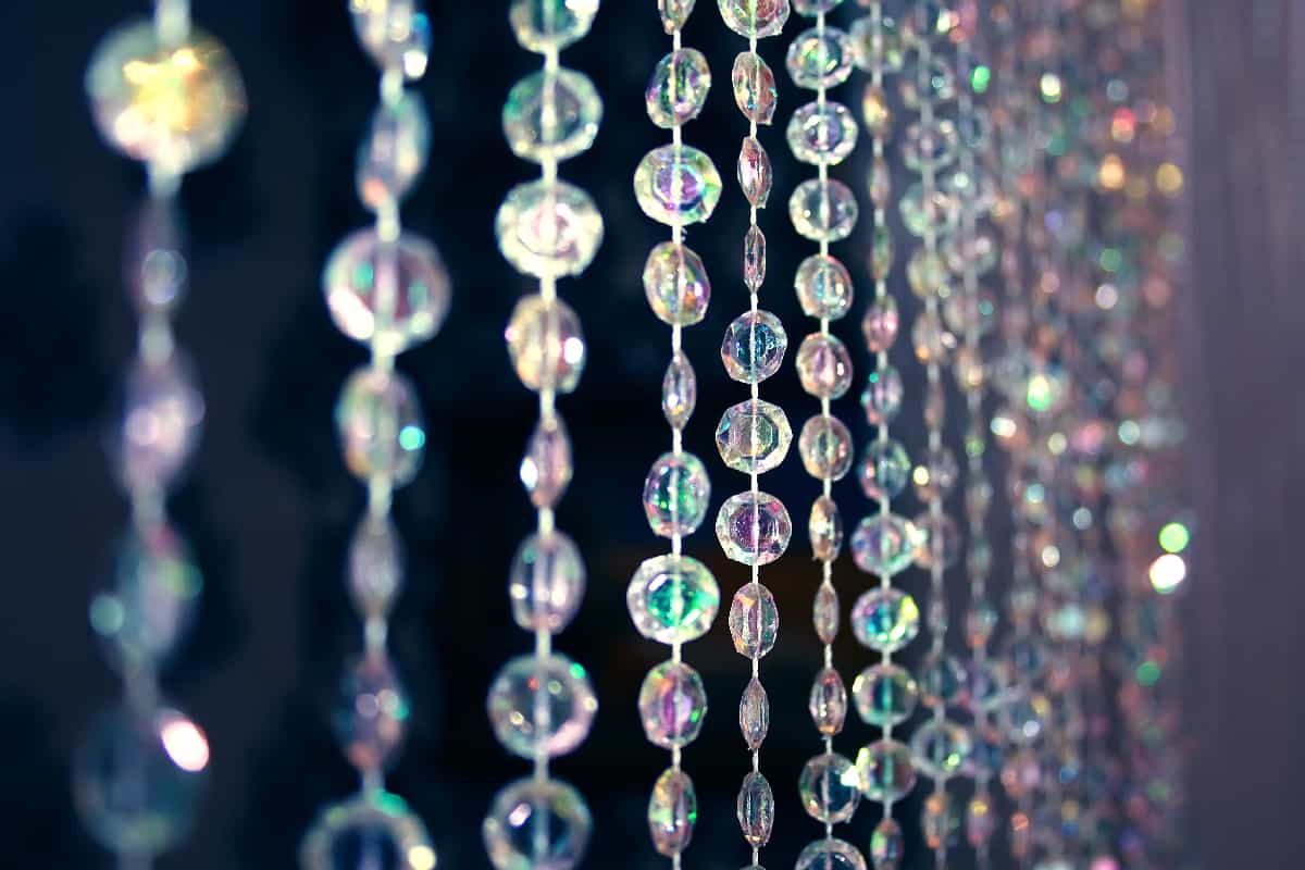 Beatiful crystal like hanging beads